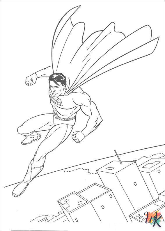 Dibujos para Colorear superman 36