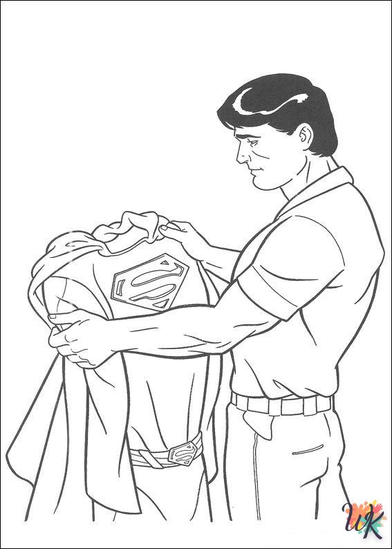 Dibujos para Colorear superman 37