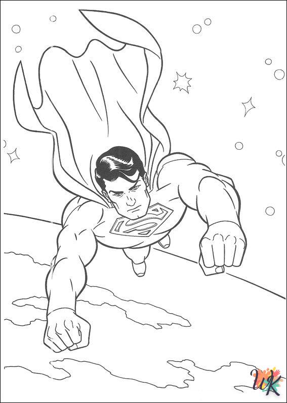 Dibujos para Colorear superman 39