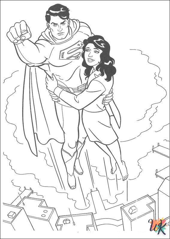 Dibujos para Colorear superman 41