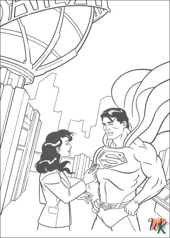 Dibujos para Colorear superman 44