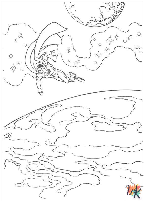 Dibujos para Colorear superman 46