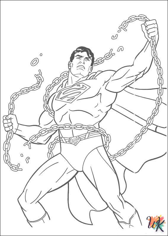 Dibujos para Colorear superman 47