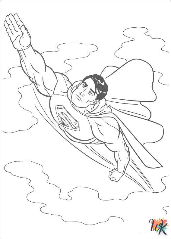 Dibujos para Colorear superman 48