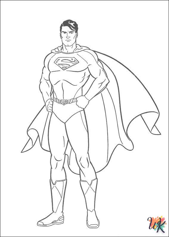 Dibujos para Colorear superman 49