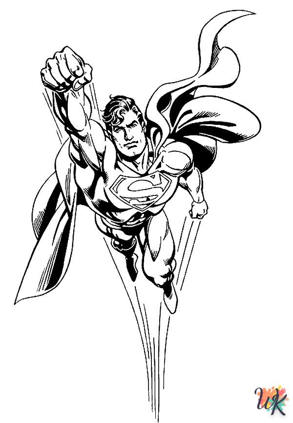 Dibujos para Colorear superman 5