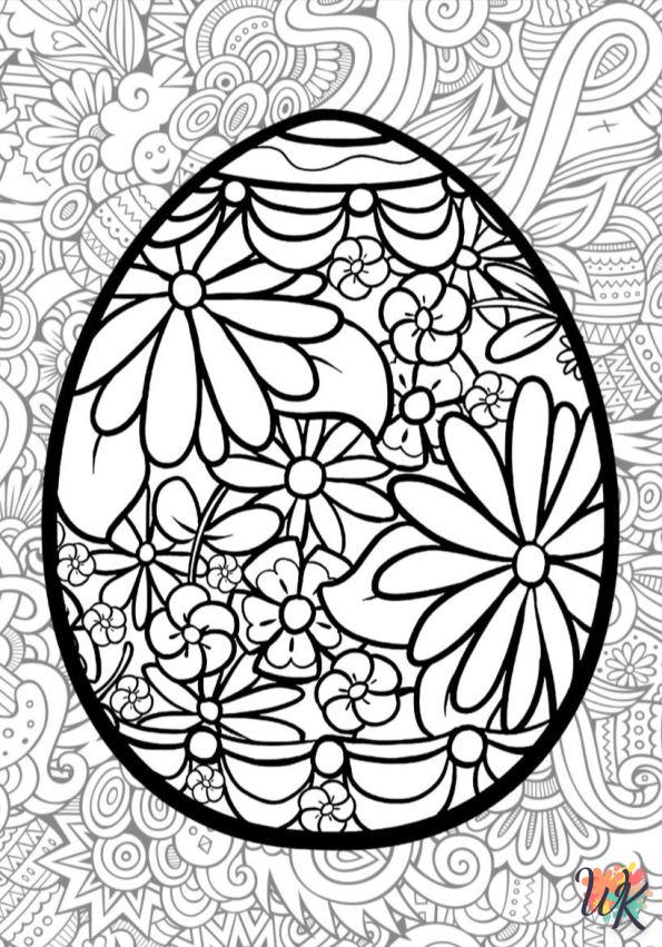 Dibujosparacolorearwk Huevos de Pascua 1