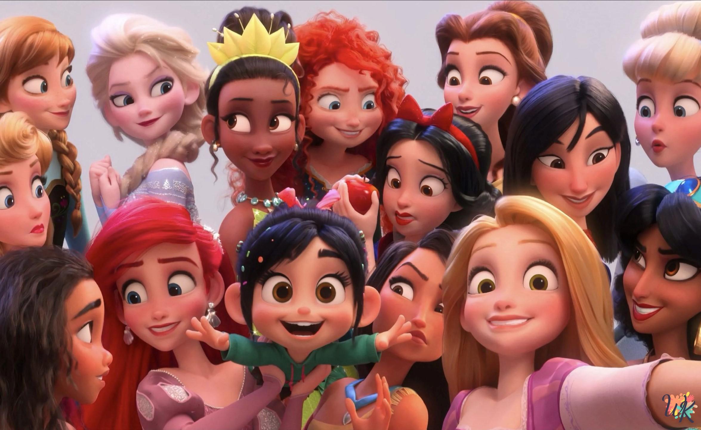 Princesas Disney 9 26 Dibujos Para Colorear Princesas Disney