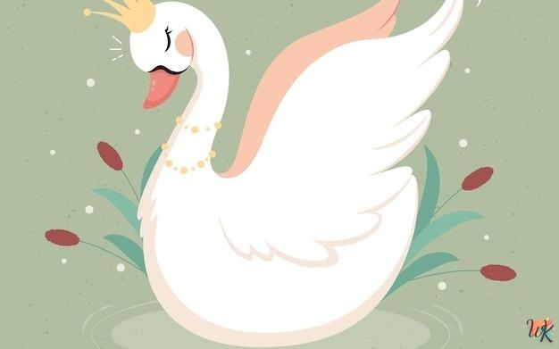 Cisne 9 8 Dibujos Para Colorear Cisne