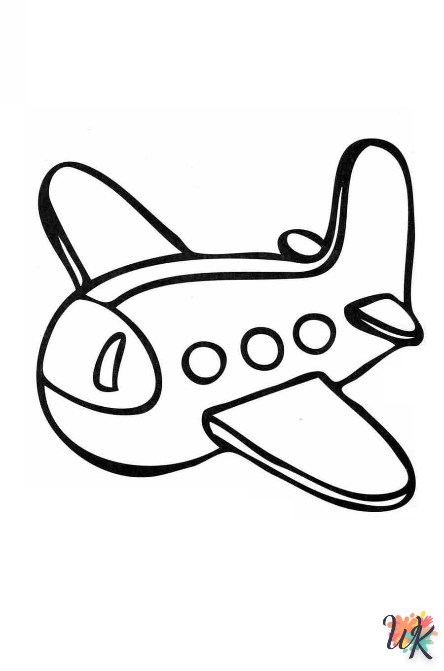 Dibujos para Colorear Aviones 18