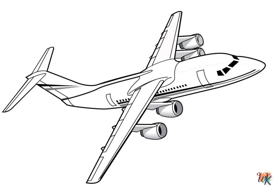 Dibujos para Colorear Aviones 20
