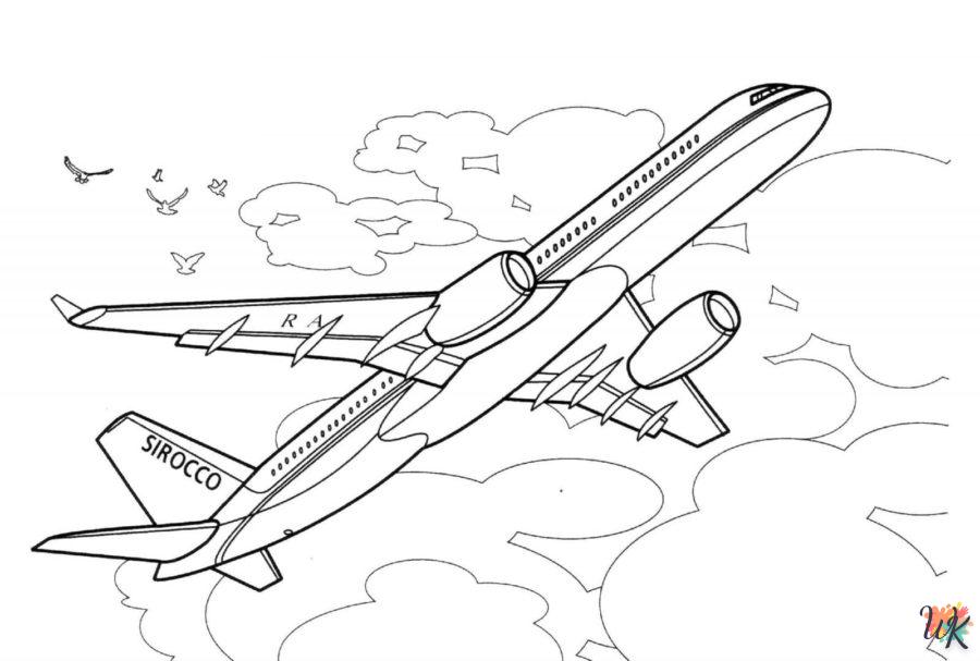 Dibujos para Colorear Aviones 27