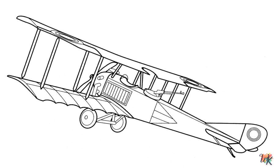 Dibujos para Colorear Aviones 32