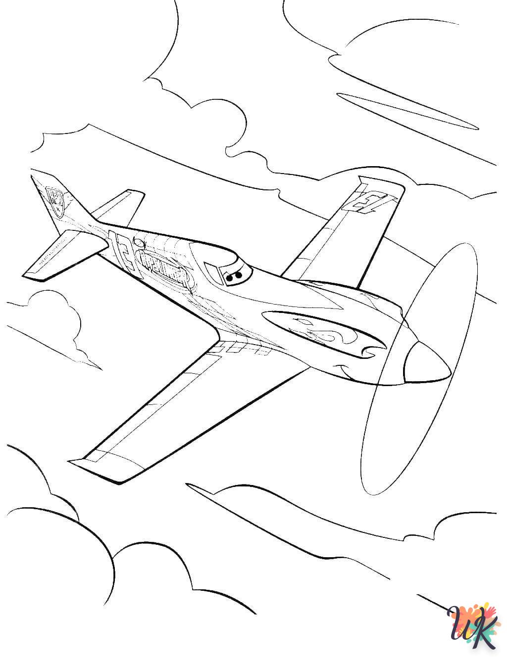 Dibujos para Colorear Aviones 36