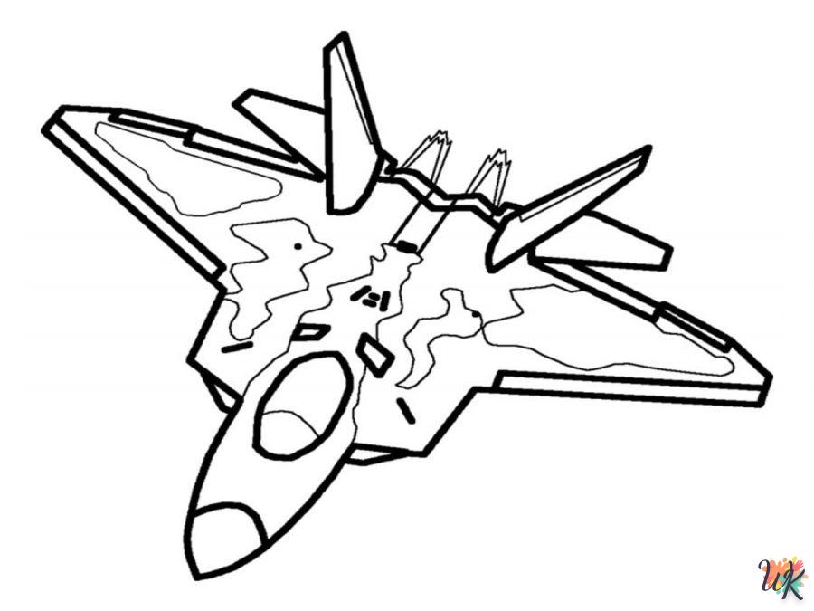 Dibujos para Colorear Aviones 49