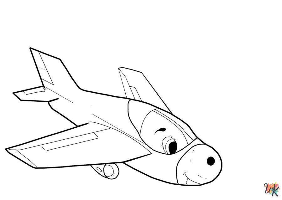 Dibujos para Colorear Aviones 55