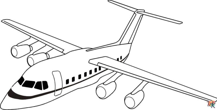 Dibujos para Colorear Aviones 56