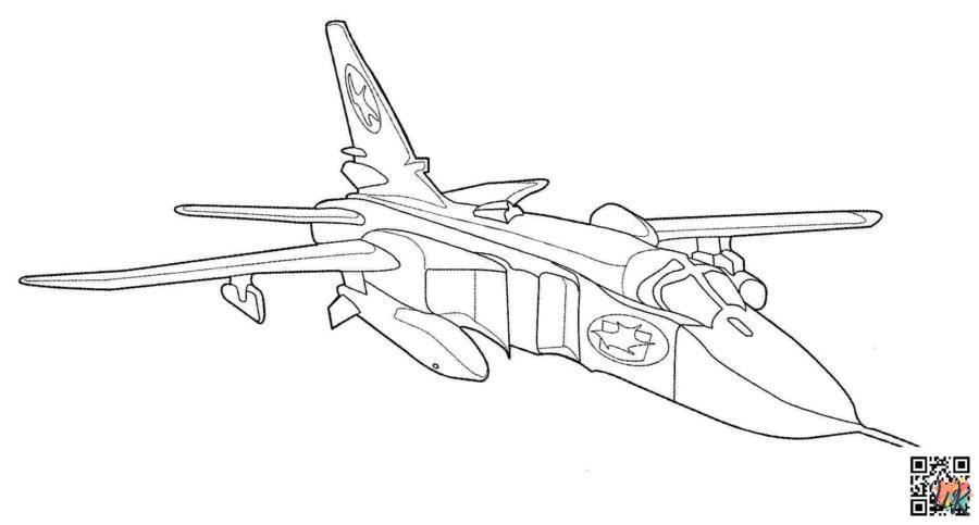 Dibujos para Colorear Aviones 57