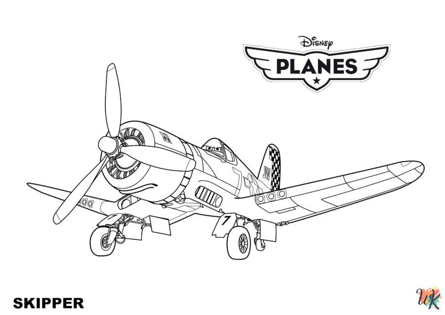 Dibujos para Colorear Aviones 60