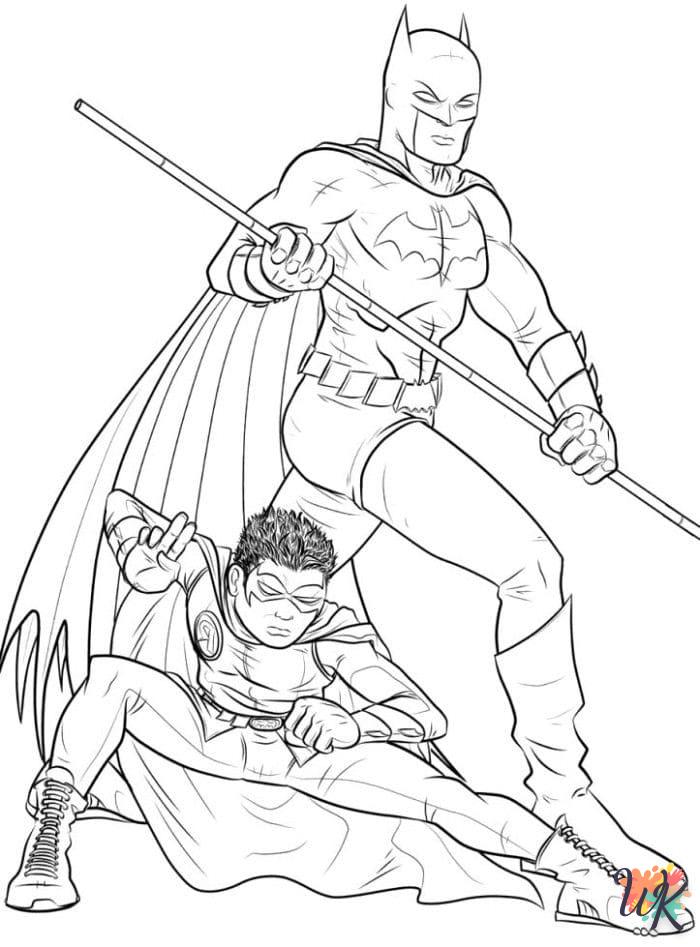 Dibujos para Colorear Batman 1