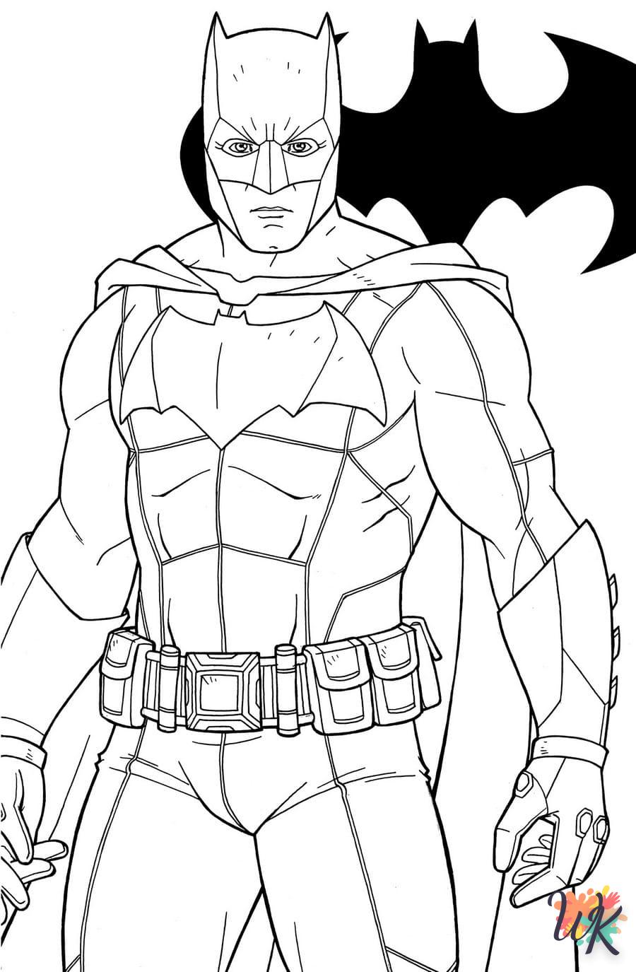 Dibujos para Colorear Batman 13
