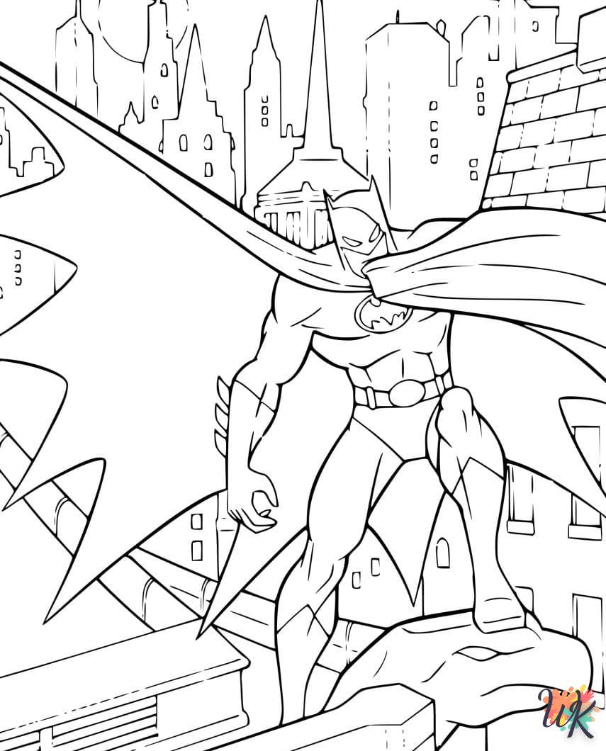 Dibujos para Colorear Batman 23
