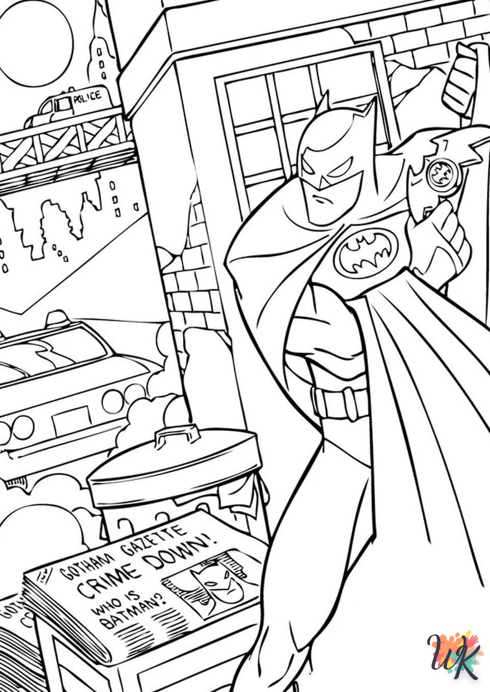 Dibujos para Colorear Batman 31