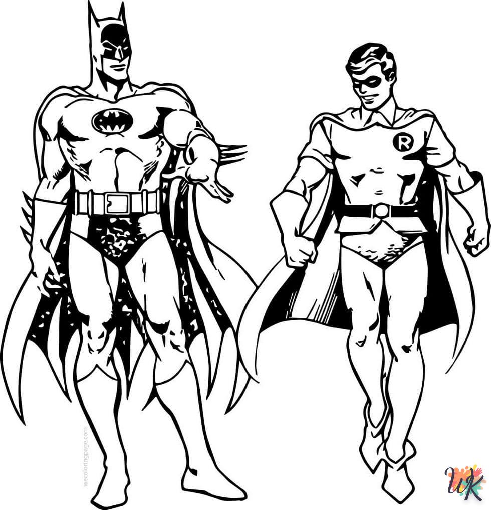 Dibujos para Colorear Batman 33