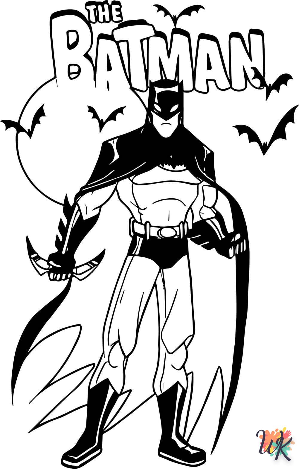 Dibujos para Colorear Batman 40