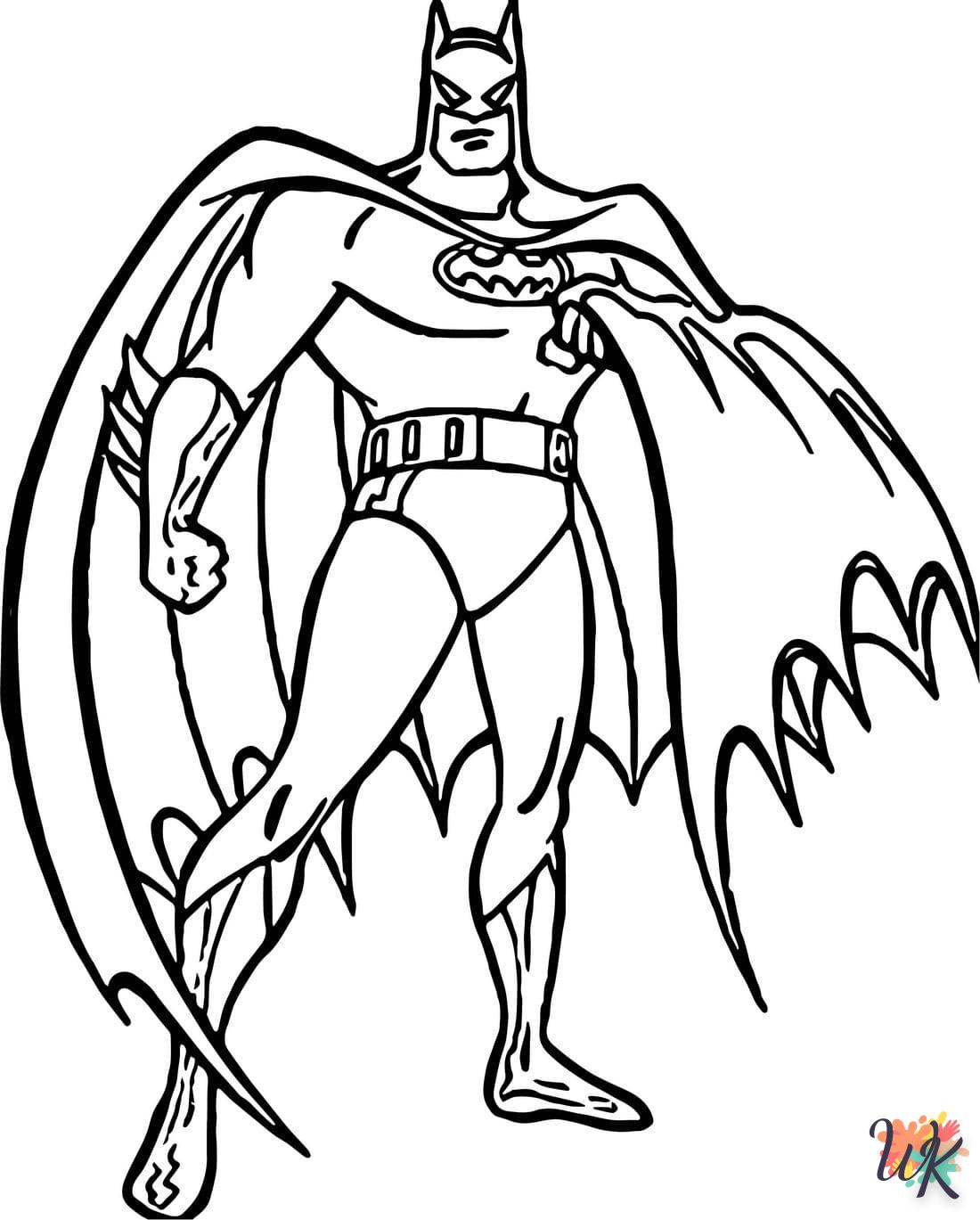 Dibujos para Colorear Batman 41