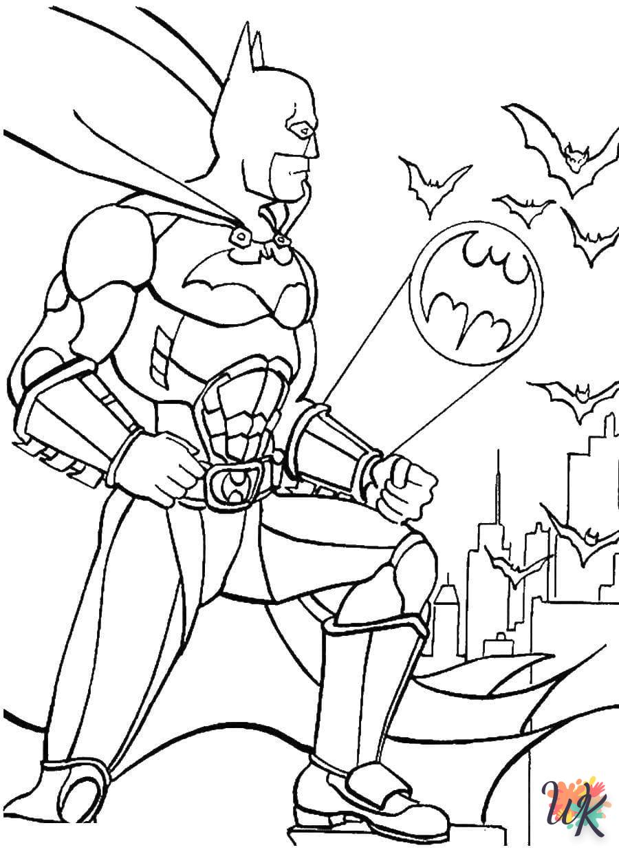 Dibujos para Colorear Batman 46