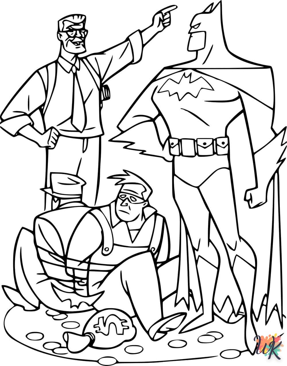 Dibujos para Colorear Batman 50