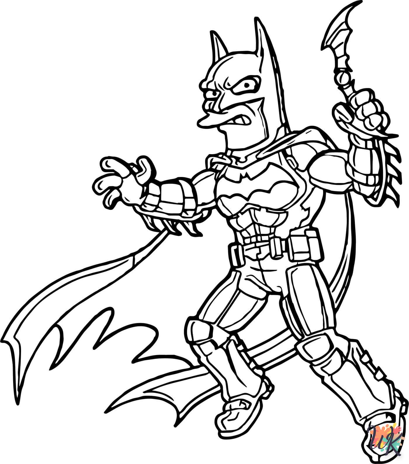 Dibujos para Colorear Batman 54