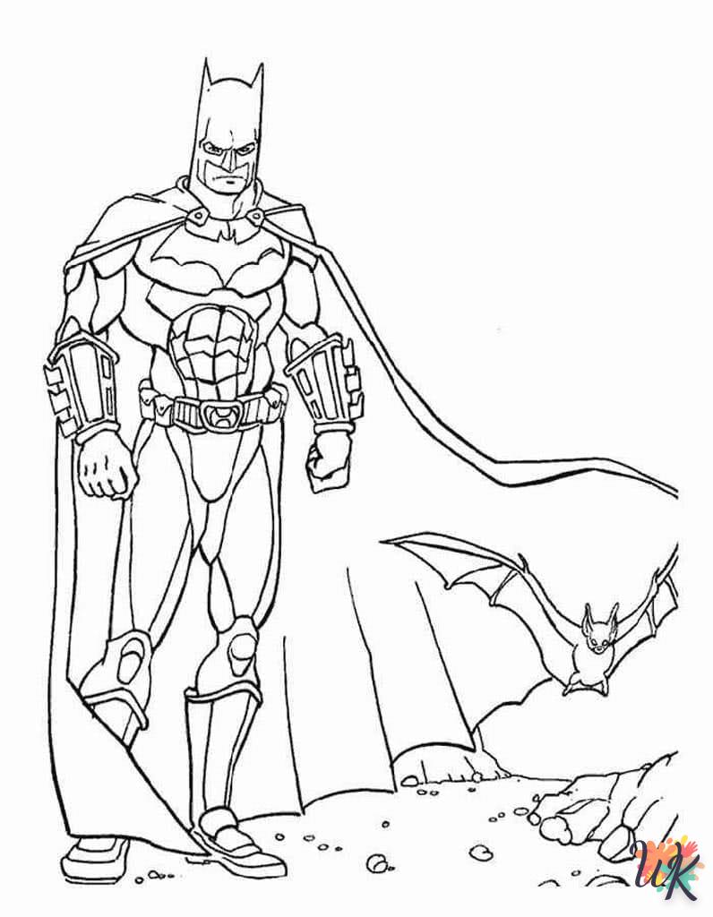 Dibujos para Colorear Batman 76