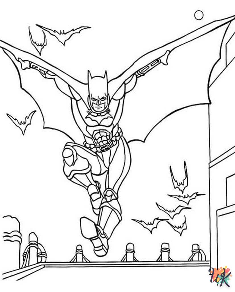 Dibujos para Colorear Batman 80