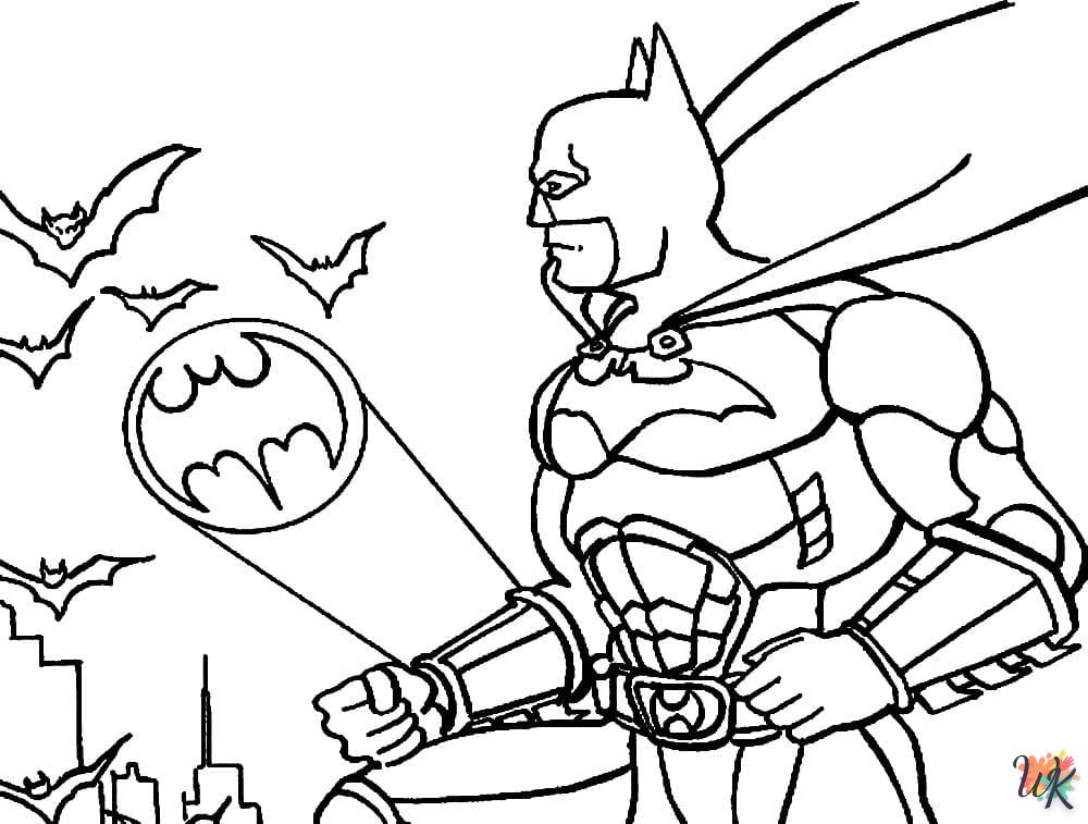 Dibujos para Colorear Batman 95