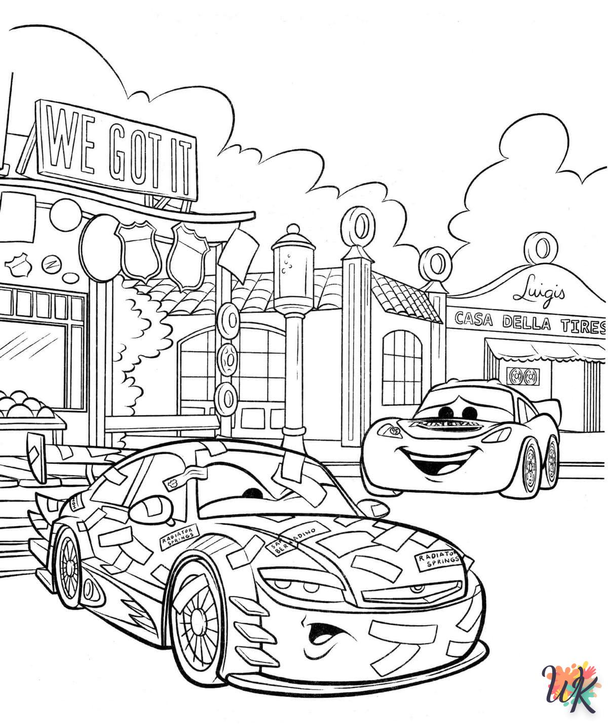 Dibujos para Colorear Cars 22