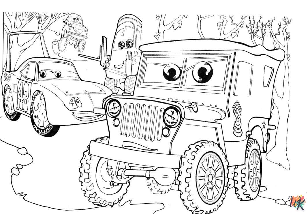 Dibujos para Colorear Cars 26