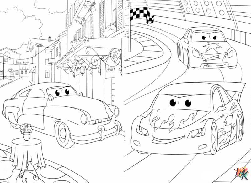 Dibujos para Colorear Cars 4