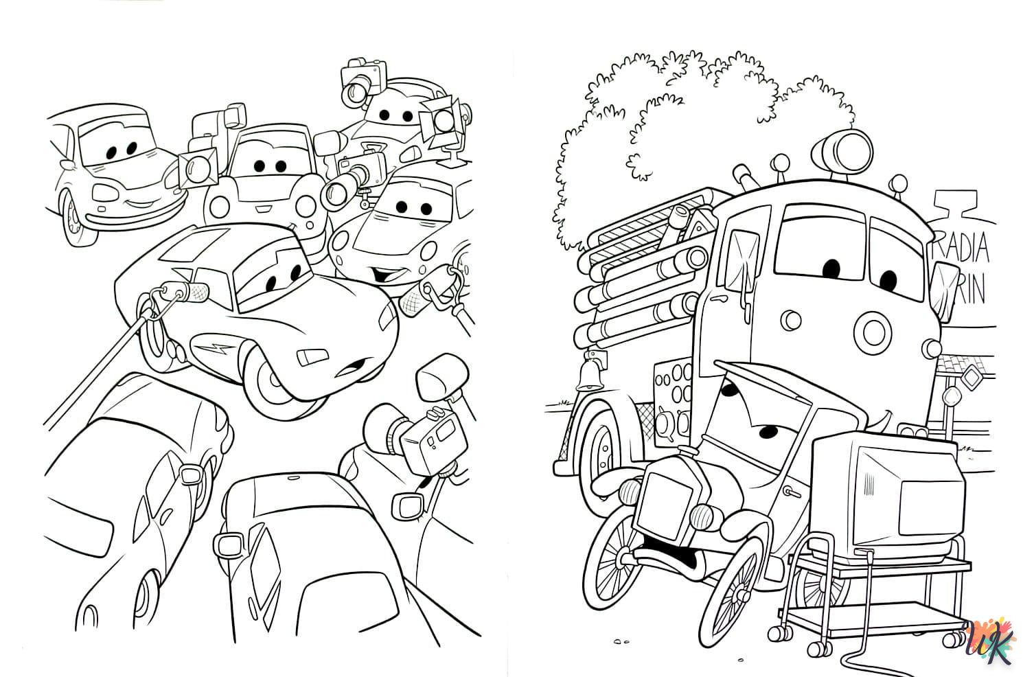 Dibujos para Colorear Cars 52