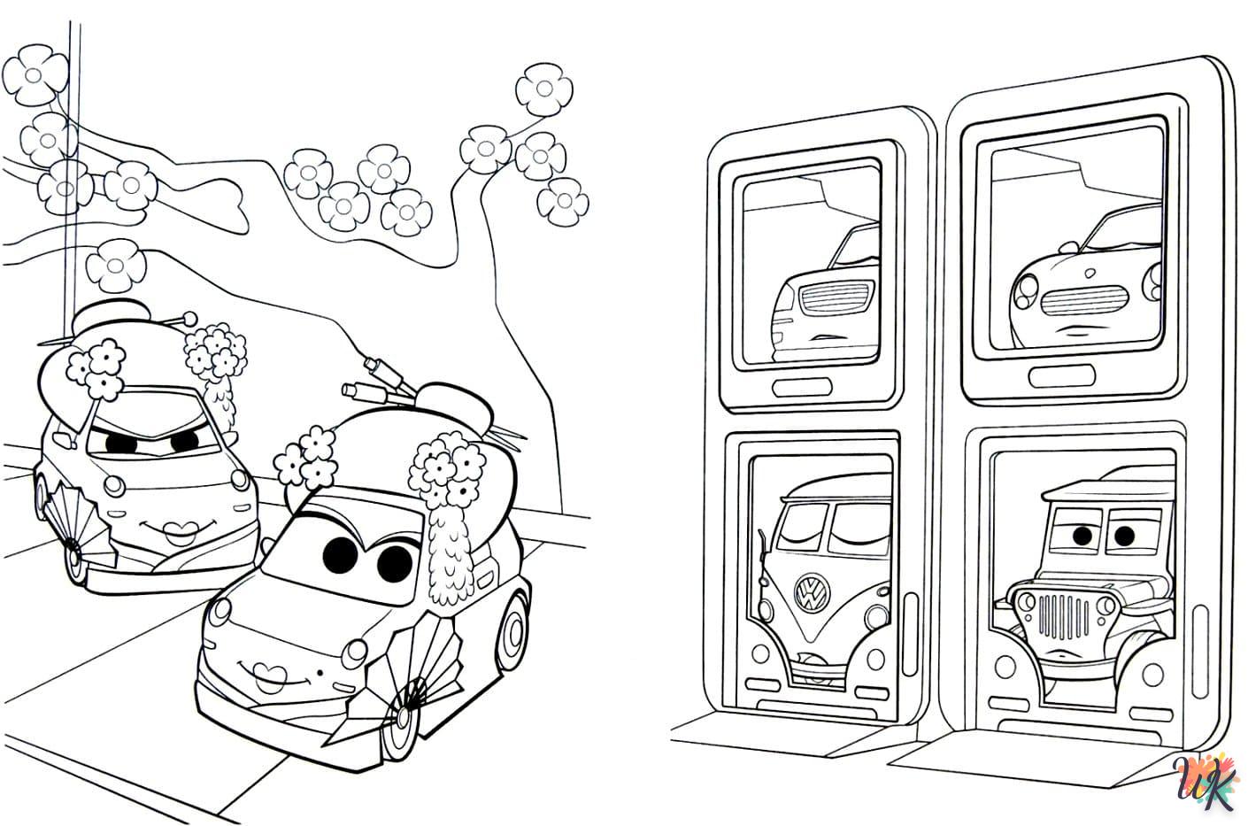 Dibujos para Colorear Cars 56