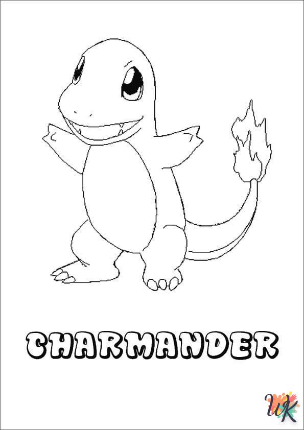 Dibujos para Colorear Charmander 29