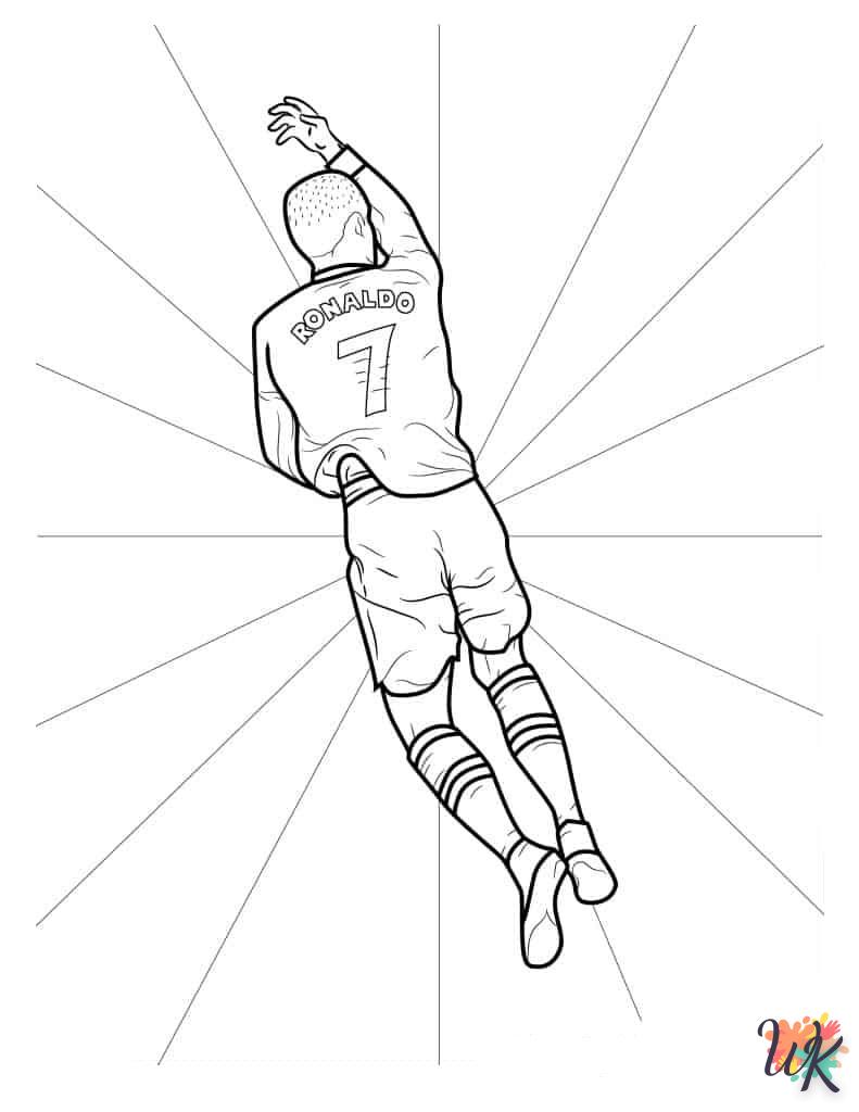 28 Dibujos Para Colorear Cristiano Ronaldo Dparacolorearwk