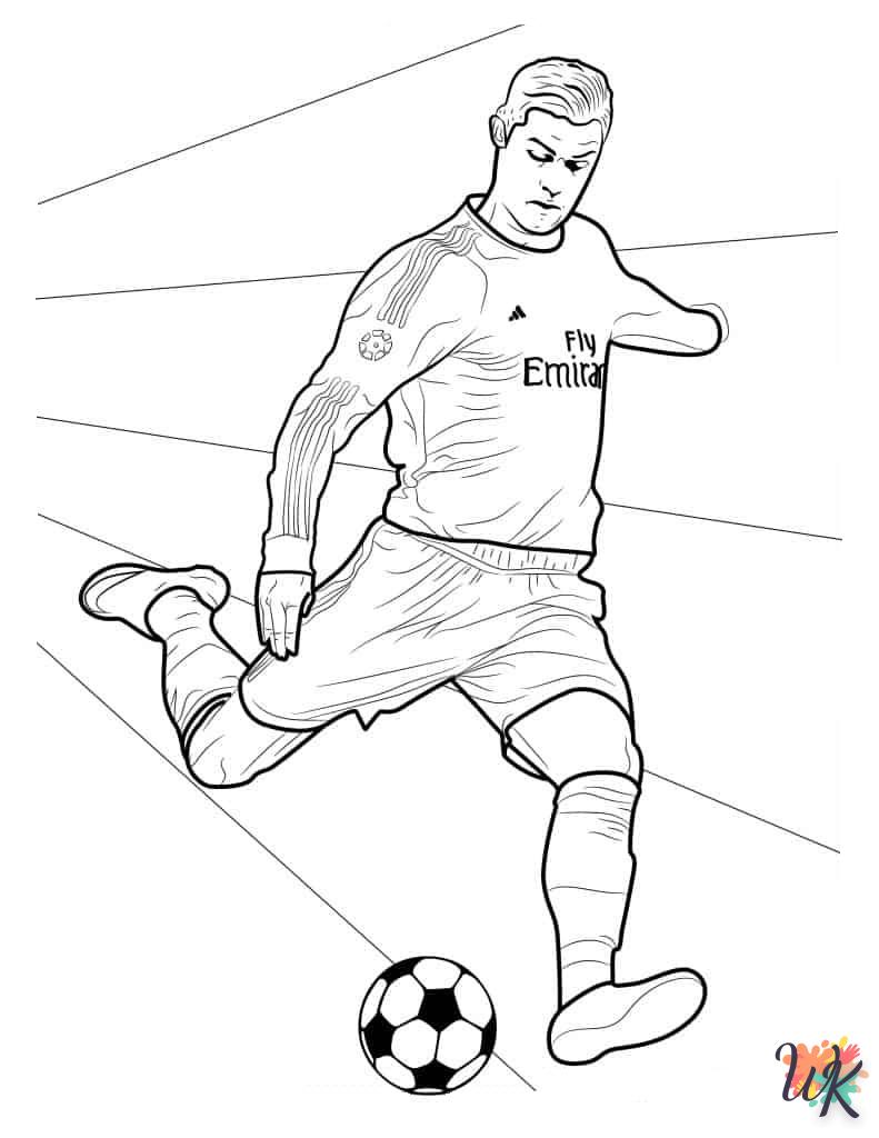 Dibujos para Colorear Cristiano Ronaldo 18