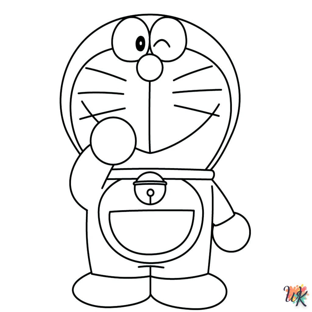 Dibujos para Colorear Doraemon 1