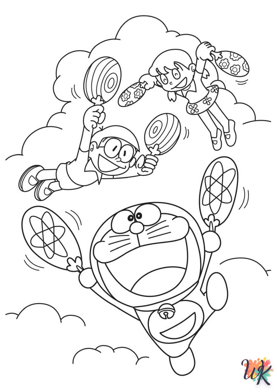 Dibujos para Colorear Doraemon 12