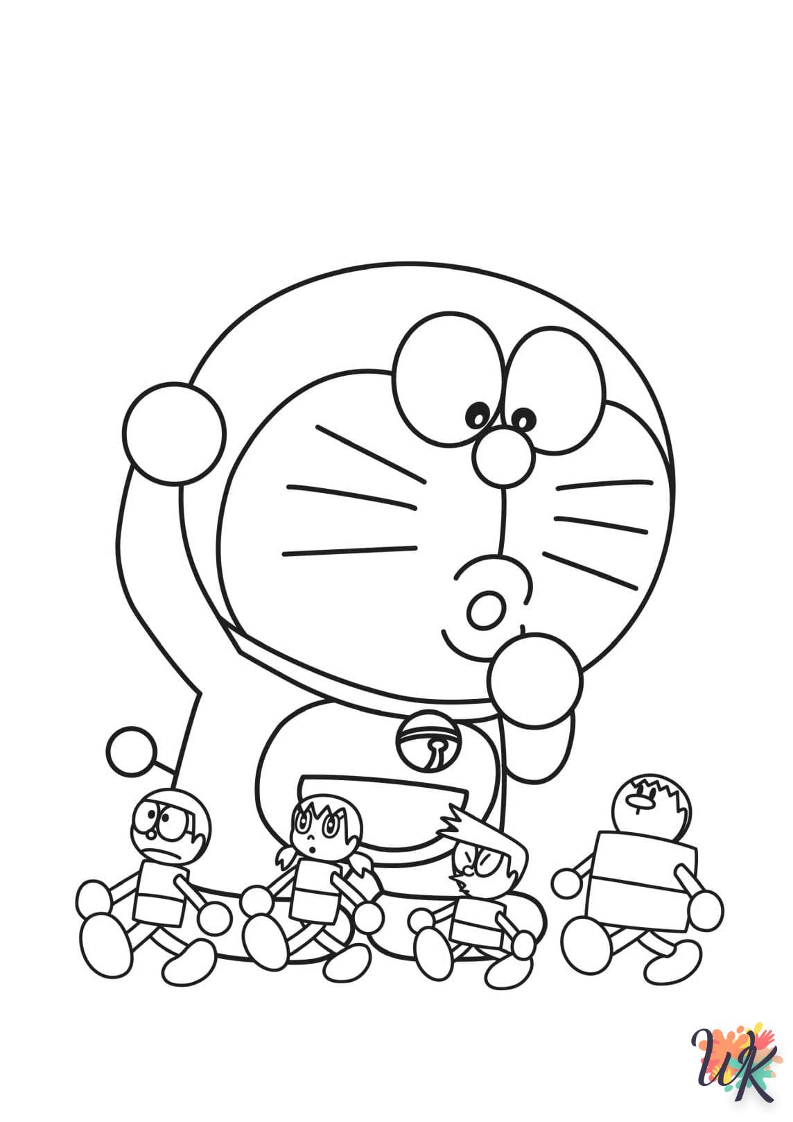 Dibujos para Colorear Doraemon 16
