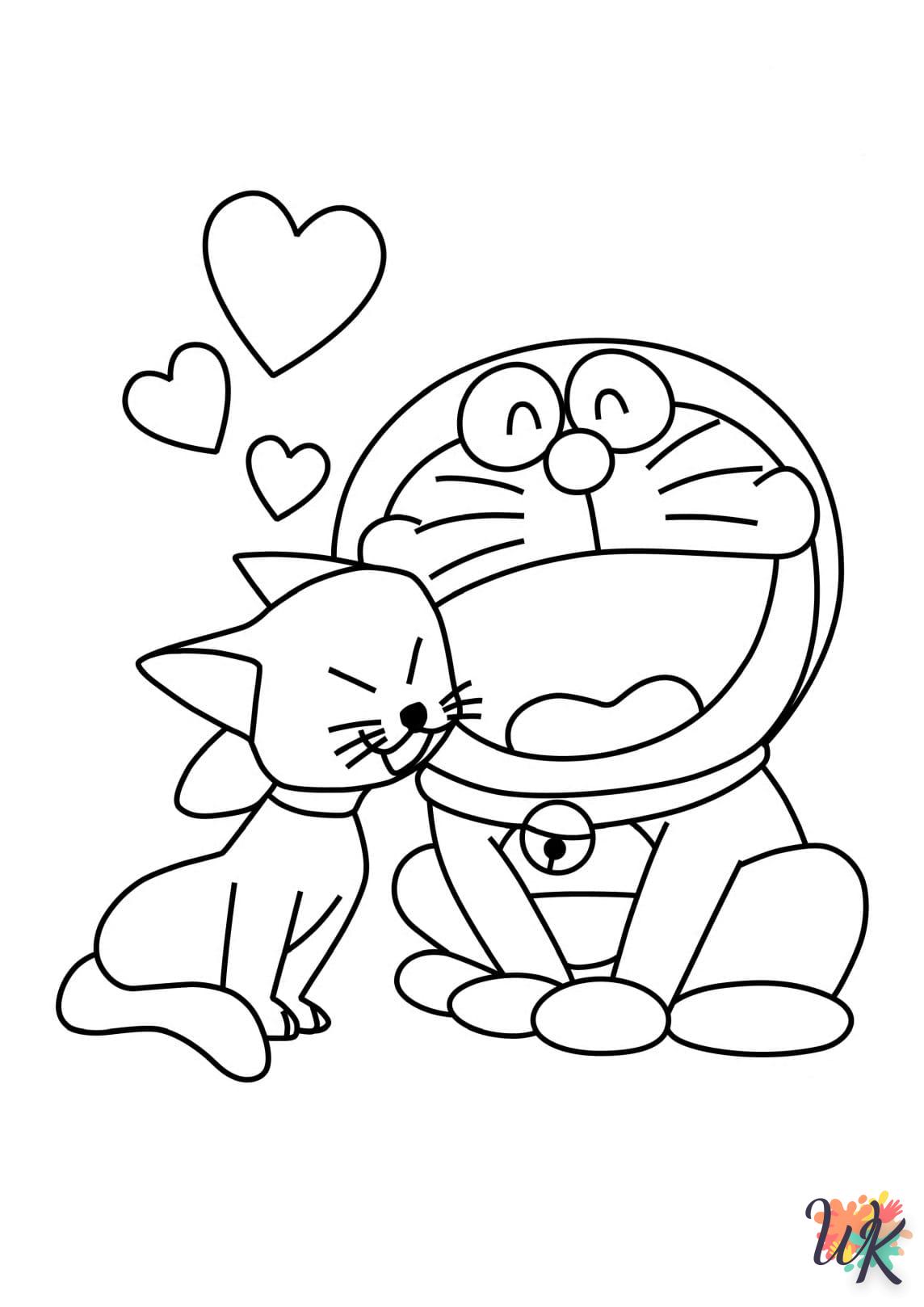 Dibujos para Colorear Doraemon 17