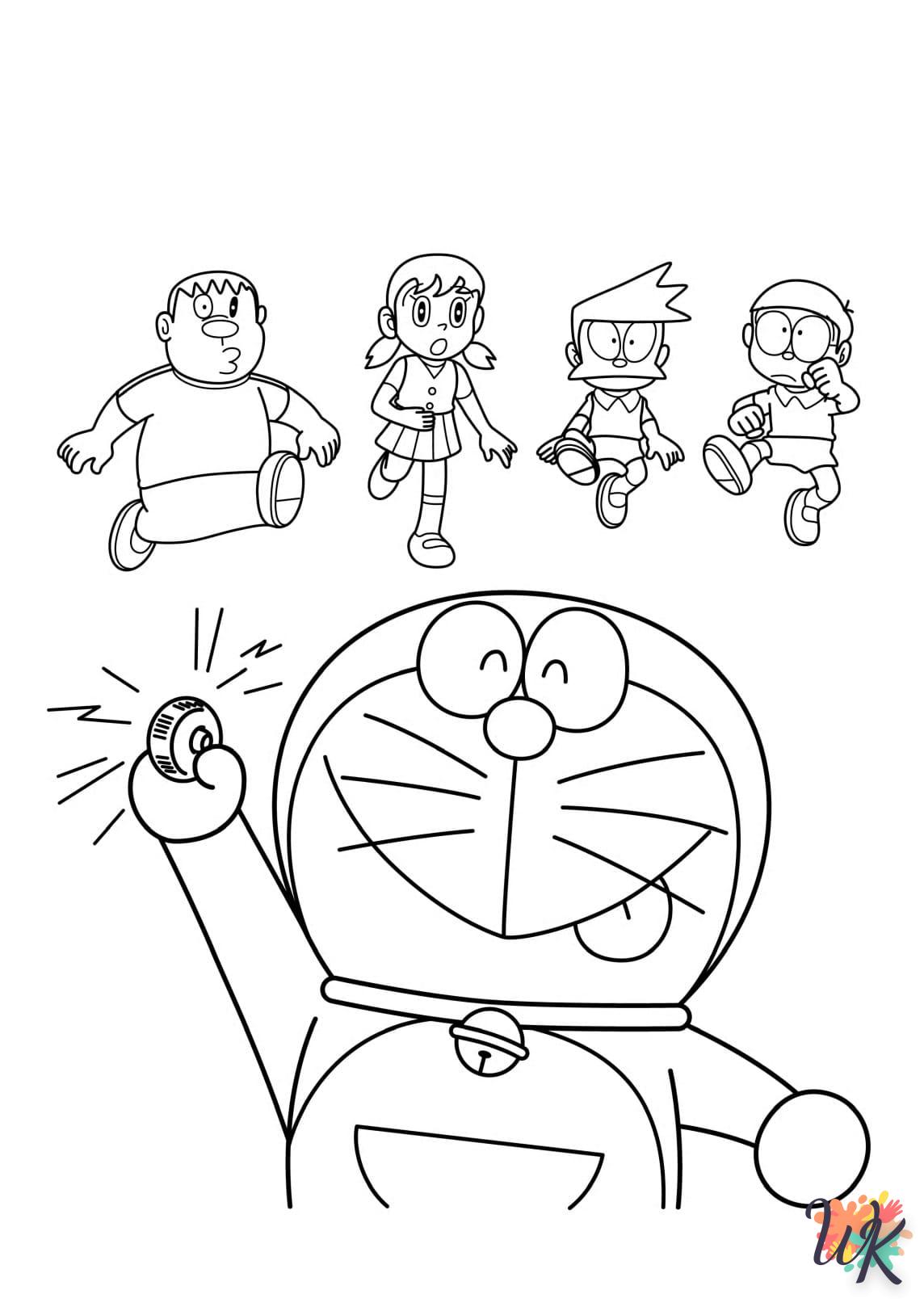 Dibujos para Colorear Doraemon 19