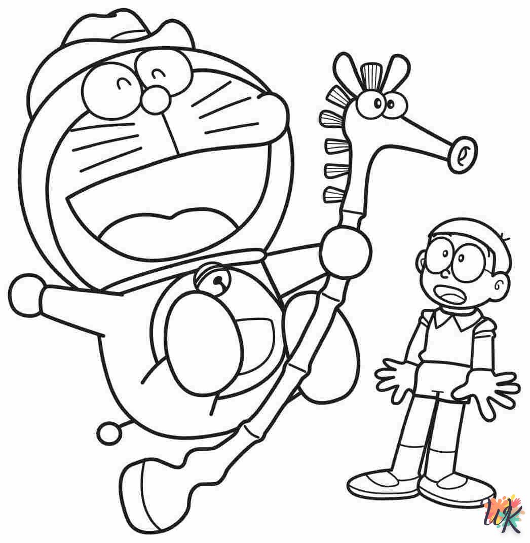 Dibujos para Colorear Doraemon 24